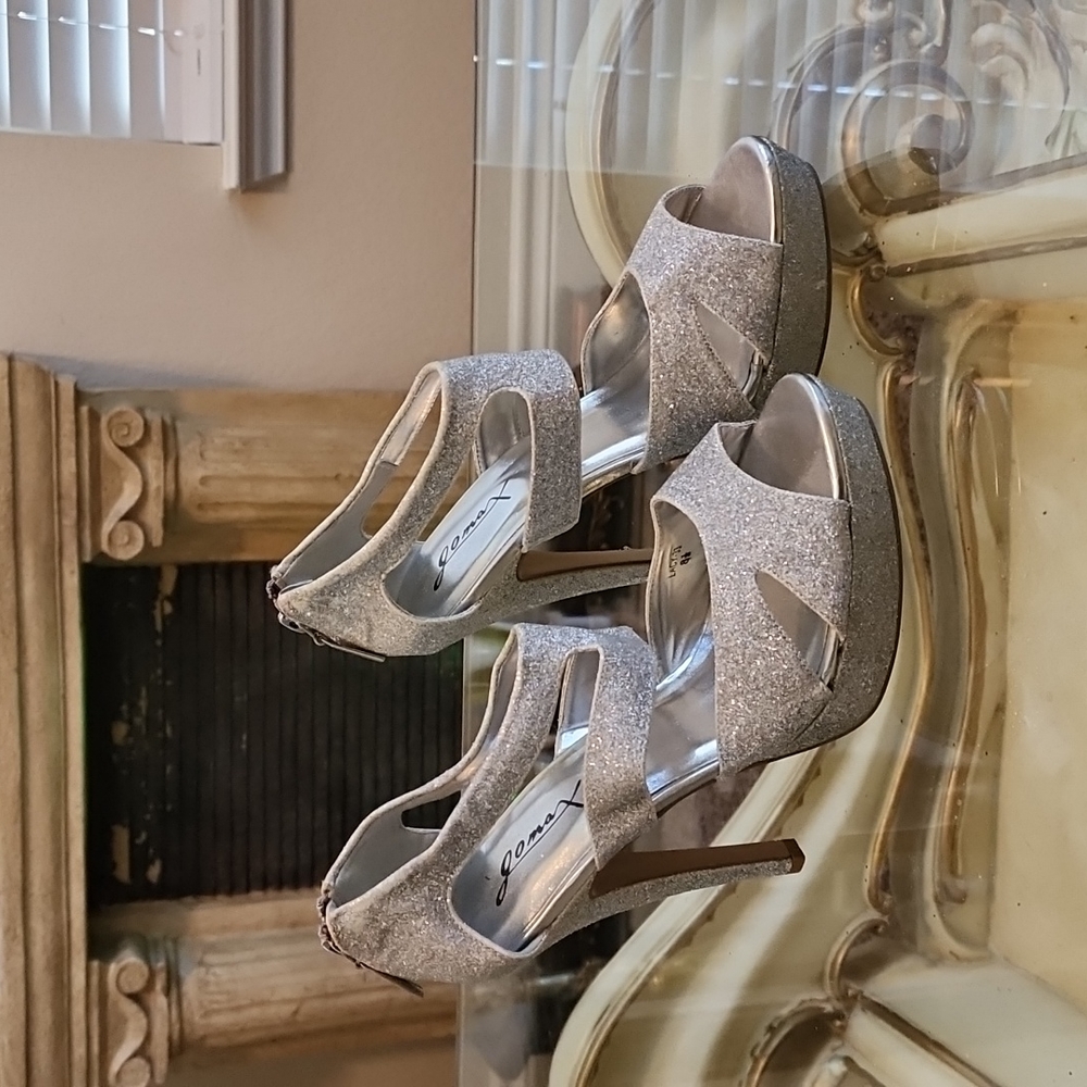Silver heels